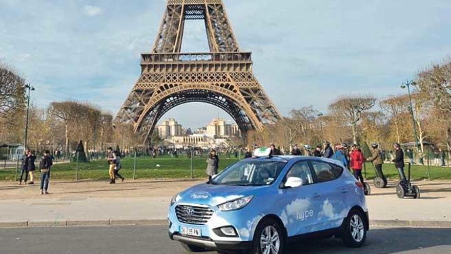 Hyundai con la mayor flota de taxis de pila de combustible