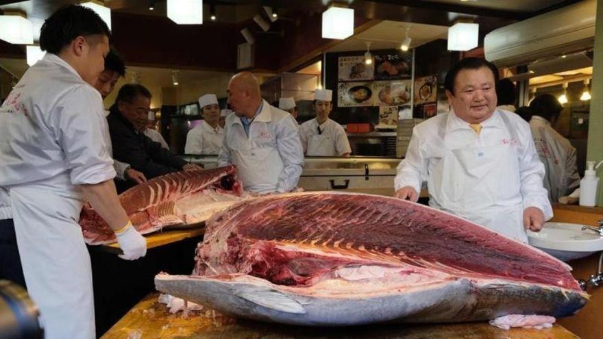 Un atún para sushi alcanza los 2,7 millones de euros