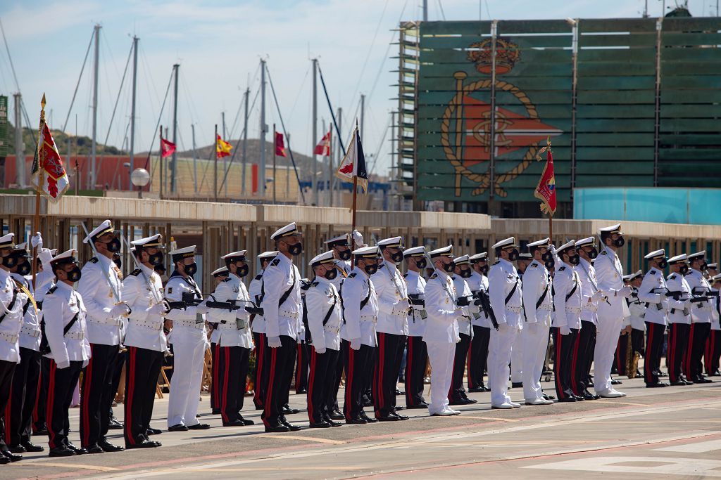 Así ha sido la visita de la reina Letizia a Cartagena