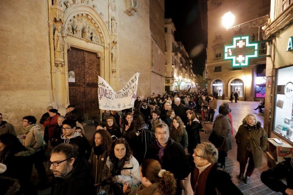 Manifestación por el Día de la Mujer Trabajadora en Palma