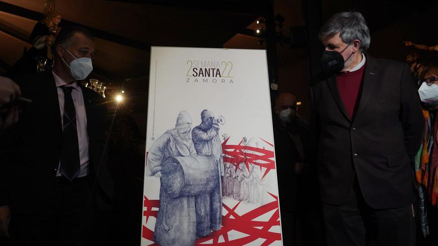 Así es el cartel de Flecha de la Semana Santa de Zamora con el merlú como protagonista