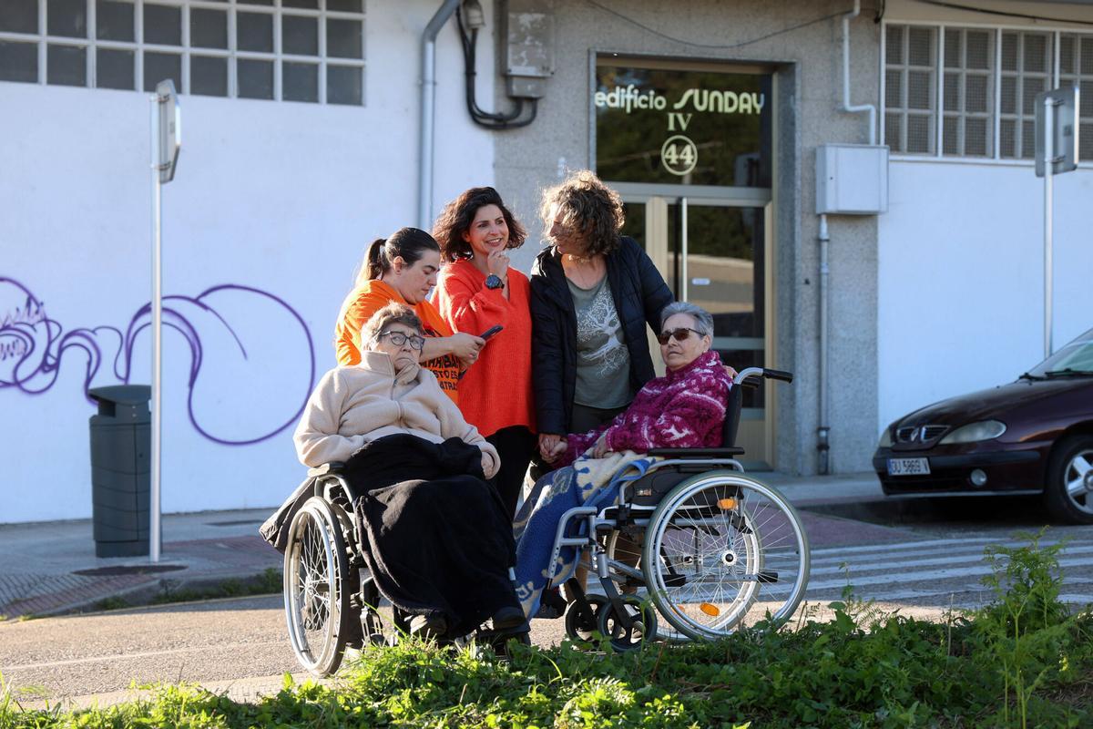 Pontevedra. Vecinos afectados por expropiaciones del PIA en San Mauro