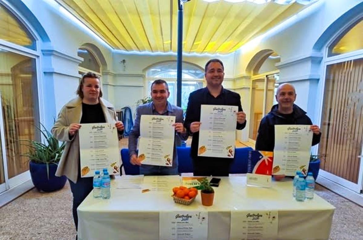 Imagen de la presentación de los eventos gastronómicos de Oliva