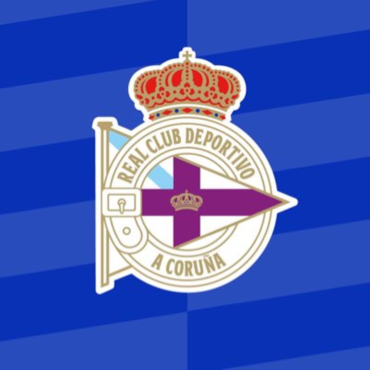 El nuevo escudo del Deportivo de A Coruña.