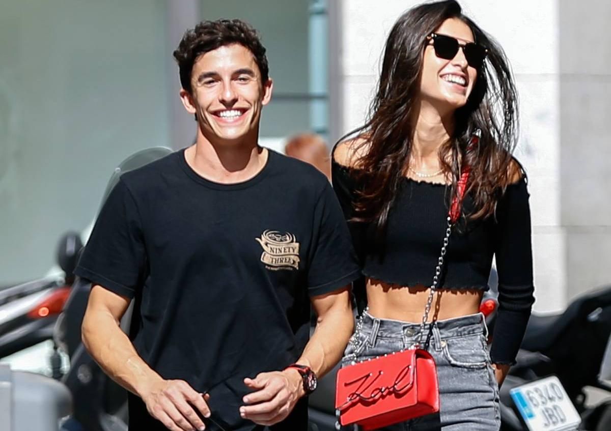 Marc Marquez y Lucía Rivera fotografiados juntos