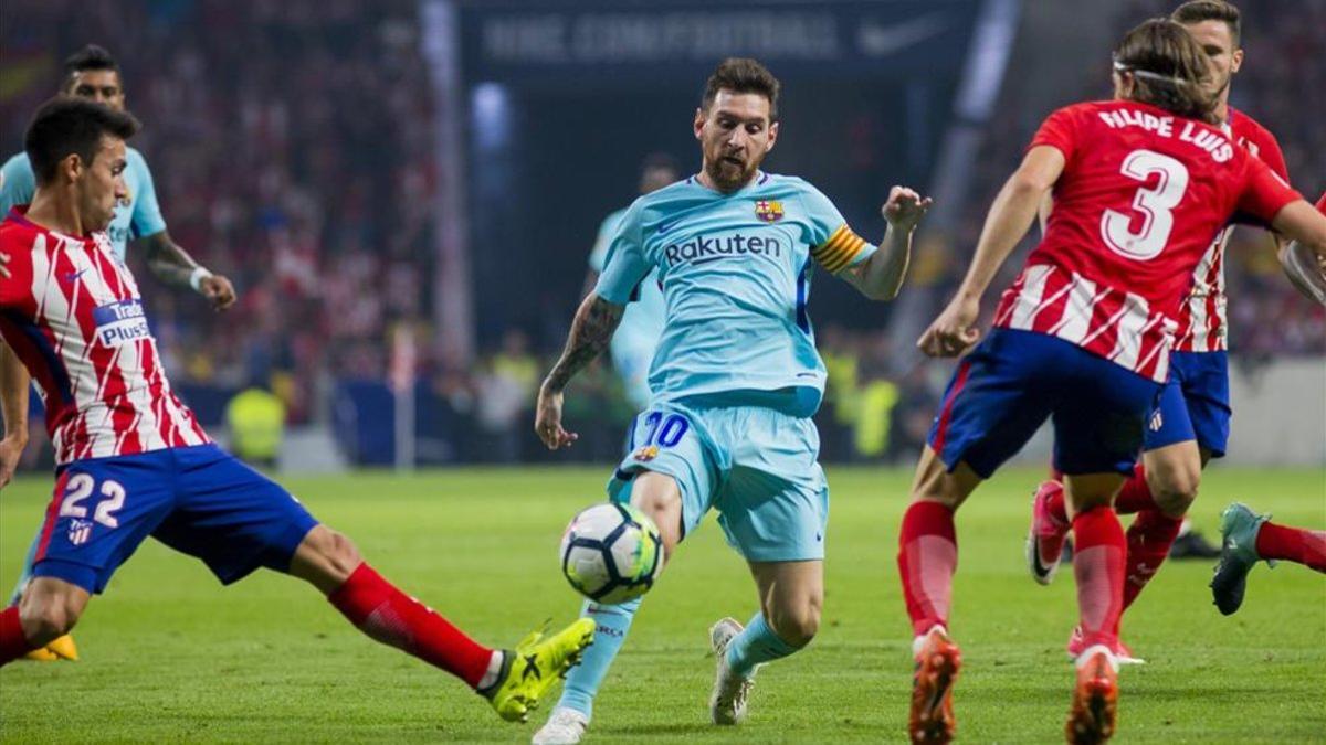 Leo Messi será la gran esperanza en el Wanda Metropolitano