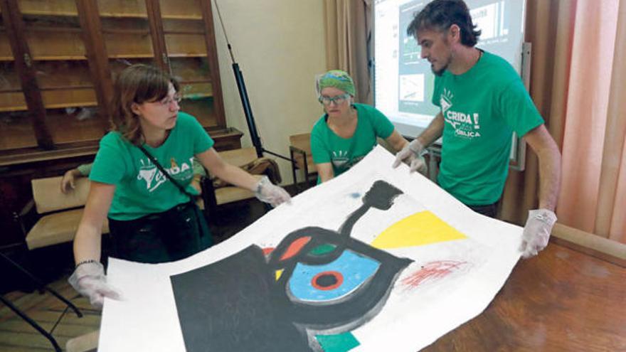 De Miró a Tàpies: La Assemblea tiene un centenar de obras donadas