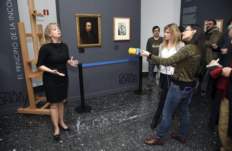 Presentación del primer autorretrato de Goya en su exposición con Buñuel en Madrid