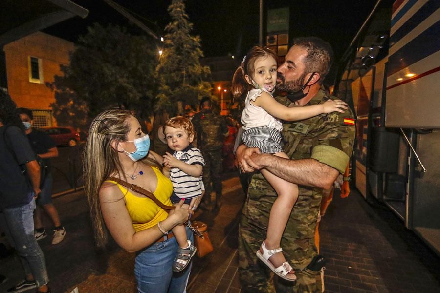 Emotiva bienvenida a las tropas de la Brigada a su regreso de Letonia