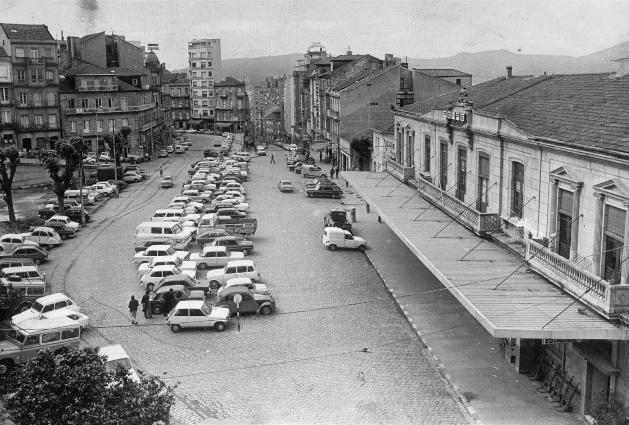 Viaje en tren a la estación de Vigo