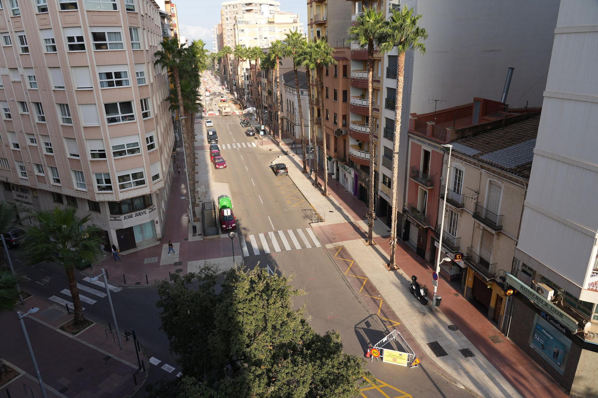 Galería | El avance de las obras de la nueva avenida de Lledó