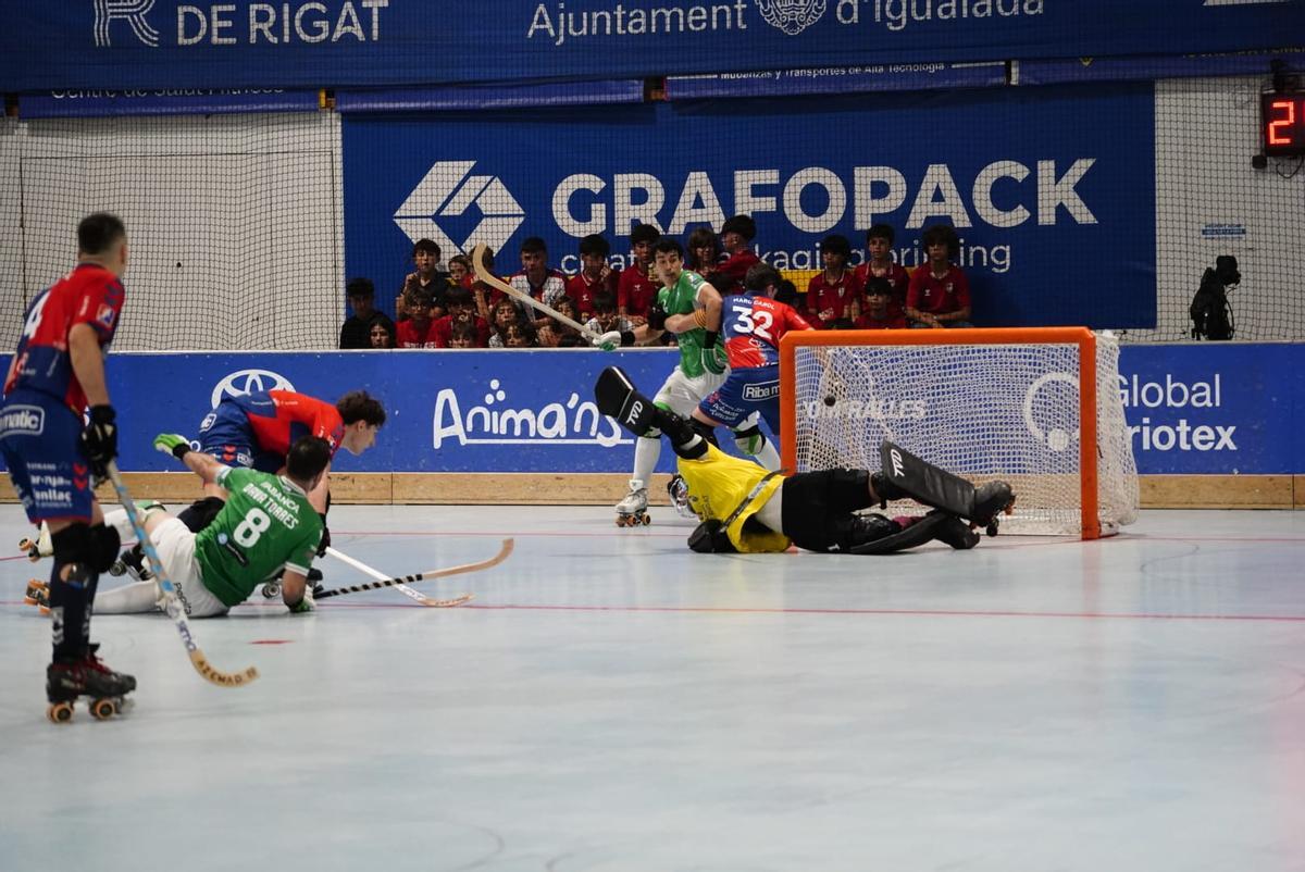 El segon gol del Liceo, marcat per Dava Torres