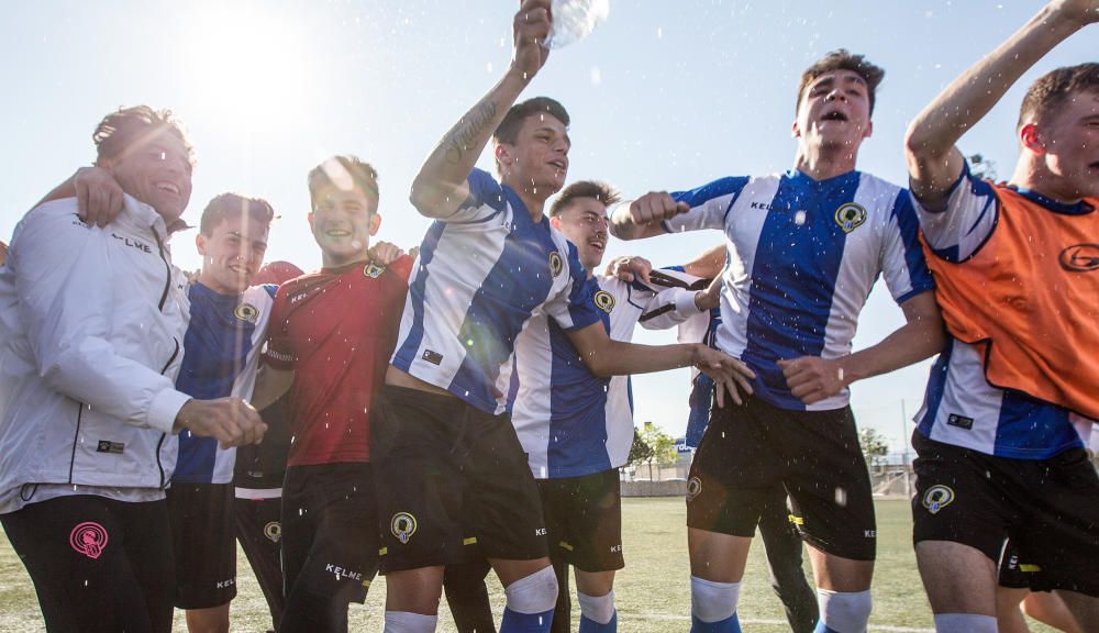 El Hercules Juvenil asciende a Division de Honor tras vencer por 2-0 al Alcoyano