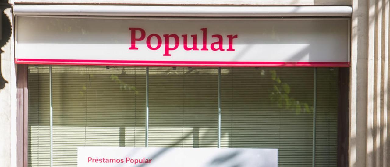 La liquidación del Popular atrapa a casi 6.500 empresas y particulares en Alicante