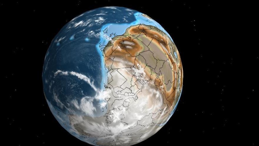 Situación de la ciudad de València hace 600 millones de años