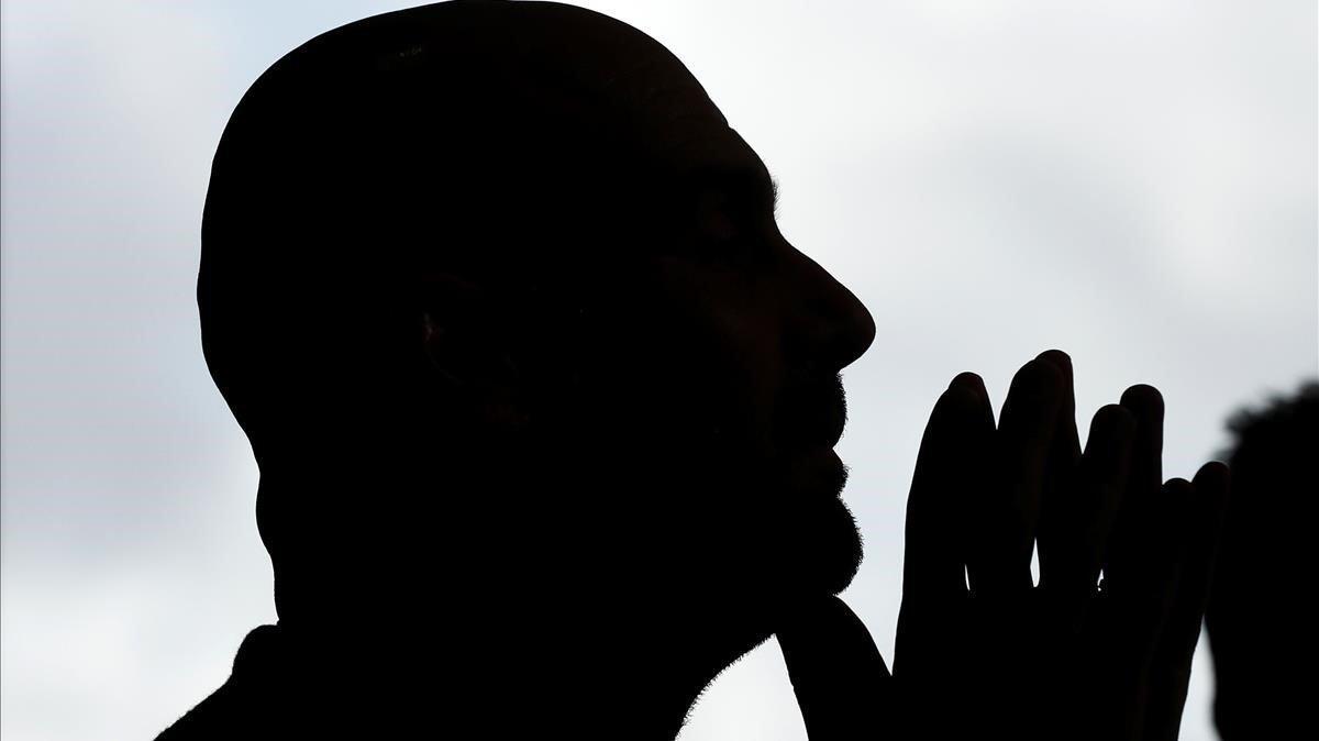 Pep Guardiola durante la rueda de prensa que ha ofrecido esta mañana.