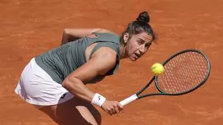Sara Sorribes, con nueva pareja y a un paso de la final de dobles en Madrid