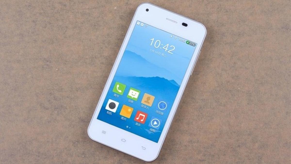 Aspecto del 'smartphone' JiaYu F1, a 39 euros.