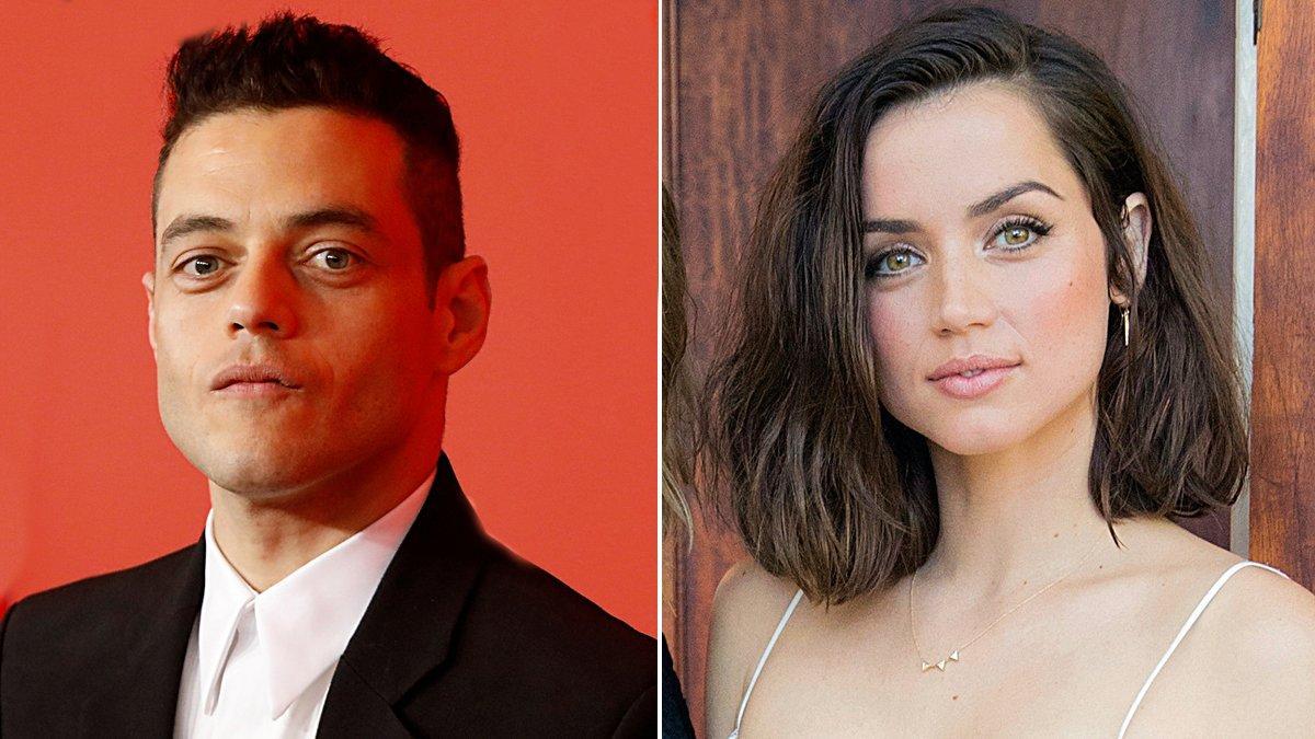 Rami Malek y Ana de Armas.