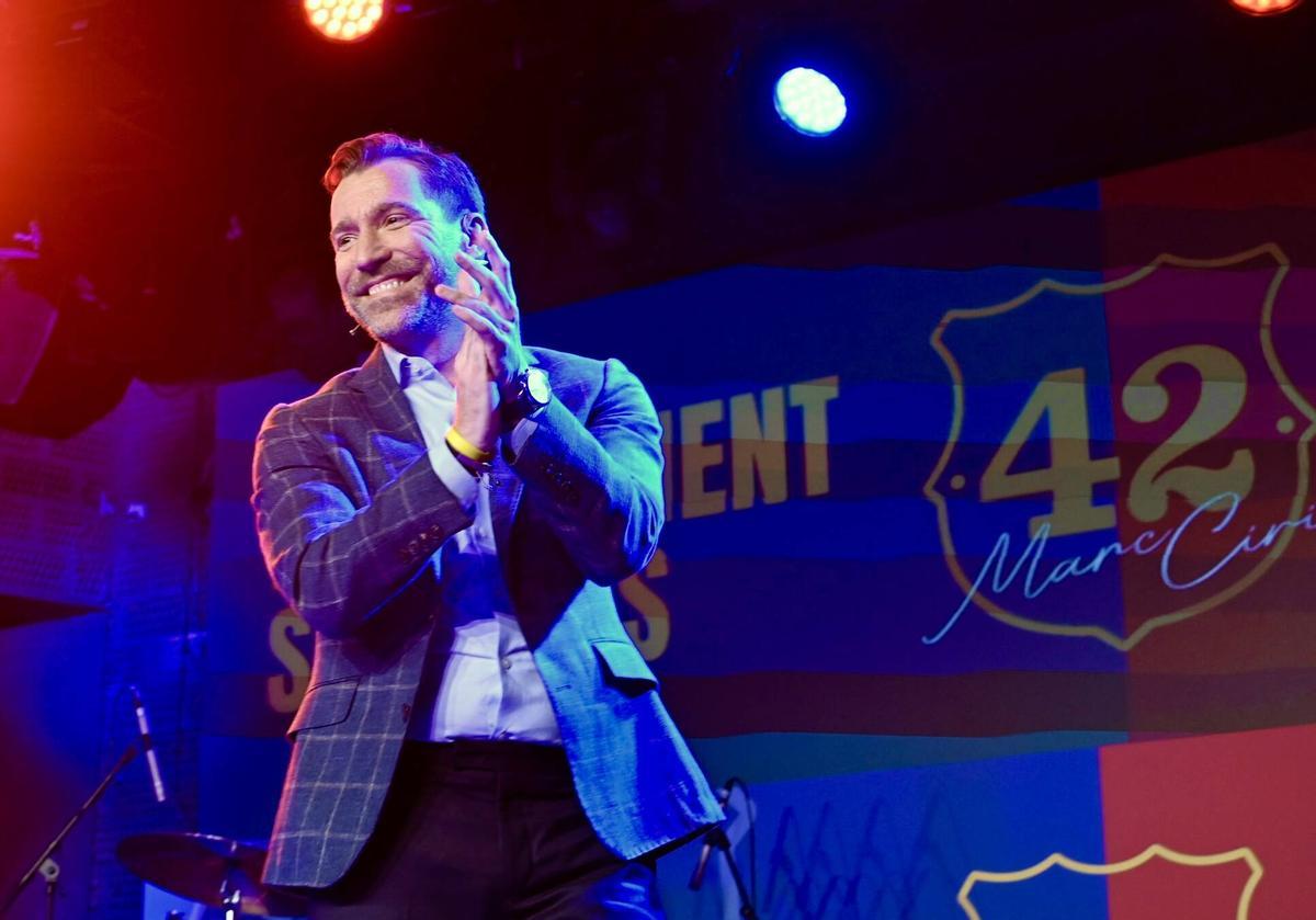 Marc Ciria, en la presentación de su precandidatura.