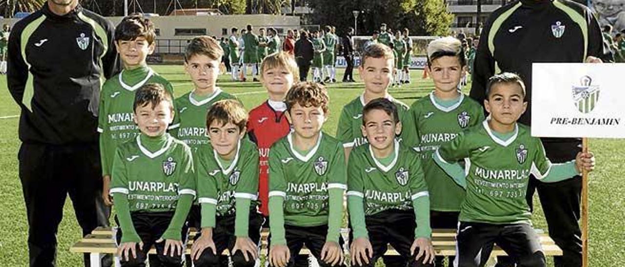 El Santa Ponça prebenjamín disputa mañana en su campo del Torneo Clausura.