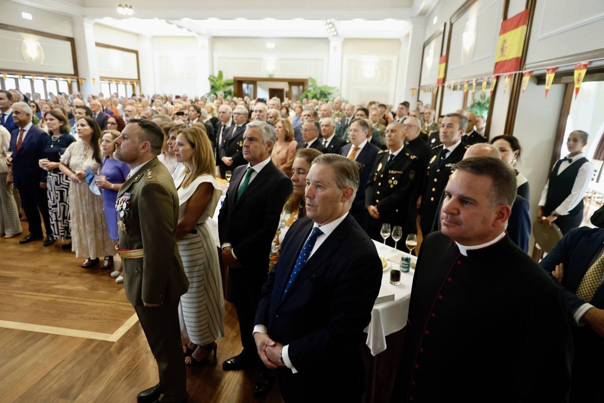 El concejal de Relaciones Institucionales y Juventud, Jorge González-Palacios, asiste al acto social de la festividad de Nuestra Señora del Carmen, patrona de La Armada. (Real Club Astur de Regatas).