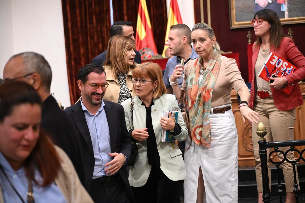 Celia Lastra, en la imagen, la edil más afectada por los recortes que quiere Vox