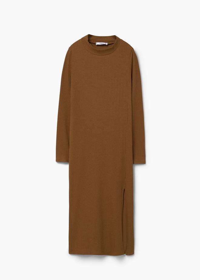 Mid season sale de Mango: Vestido largo canalé