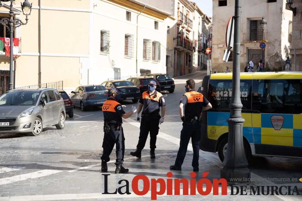 Desescalada en Caravaca: Los 'runners' se ataviaro