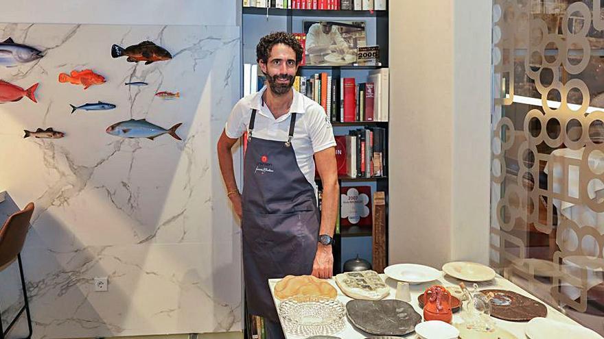 El chef Fernando Pérez Arellano, ayer, en el Zaranda.