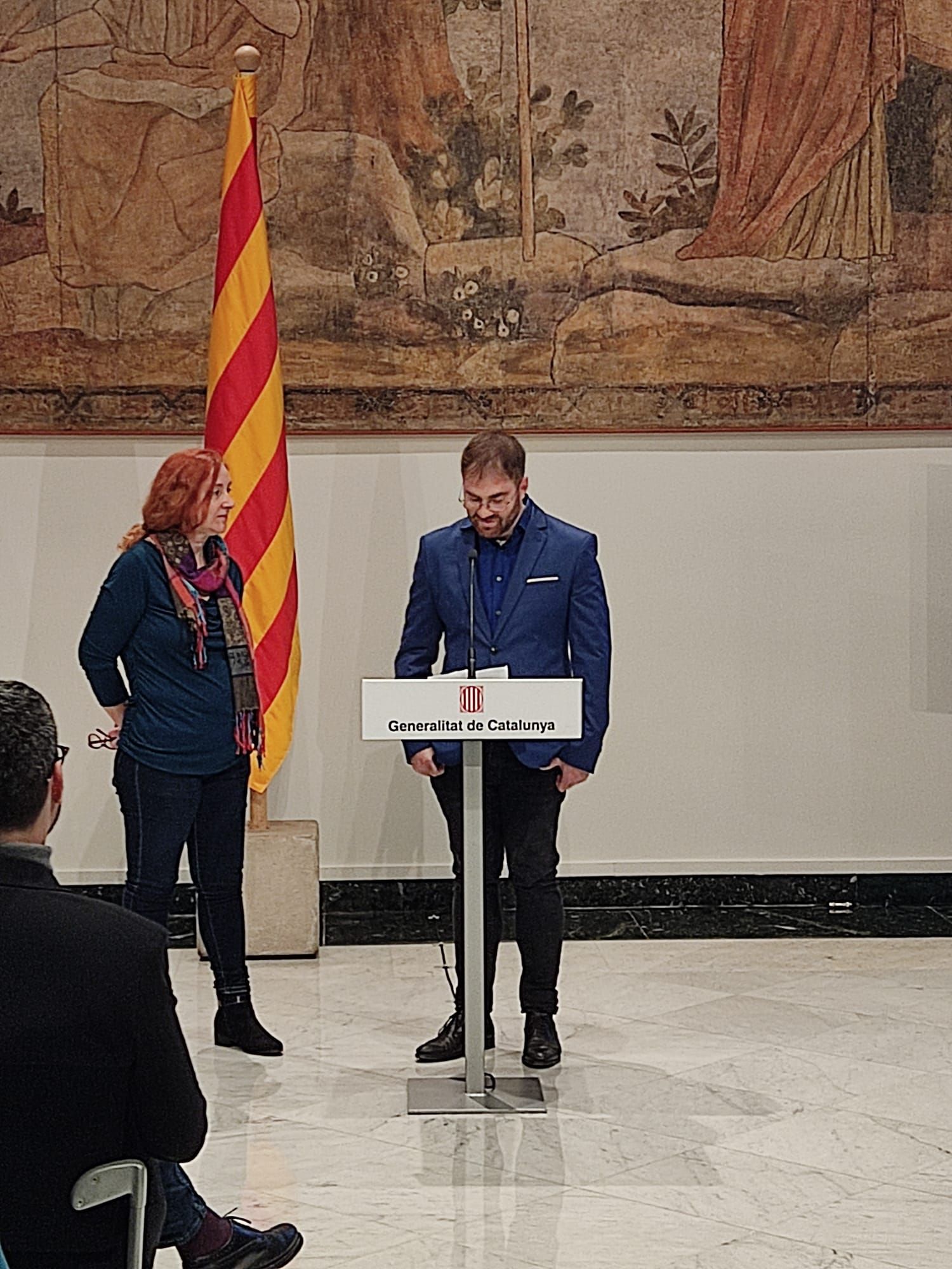 Las campañas de sensibilización de Obertament han llegado hasta la Generalitat.