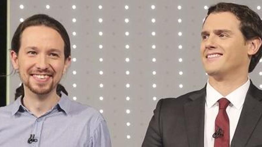 Pablo Iglesias i Albert Rivera: &quot;El bipartidisme ha acabat&quot;