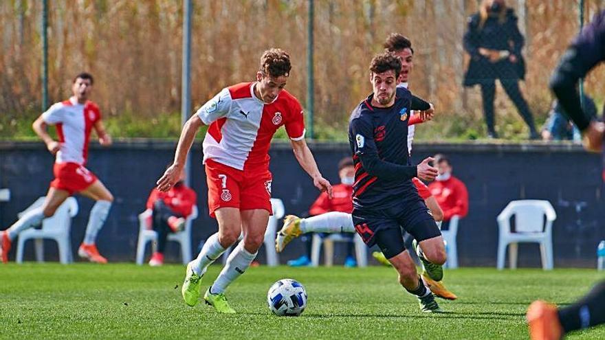 Una imatge del duel entre els dos equips el curs passat. | GIRONA FC