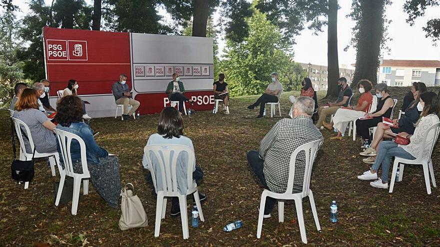 Reunión en la Uned de la ejecutiva socialista.   | // RAFA VÁZQUEZ