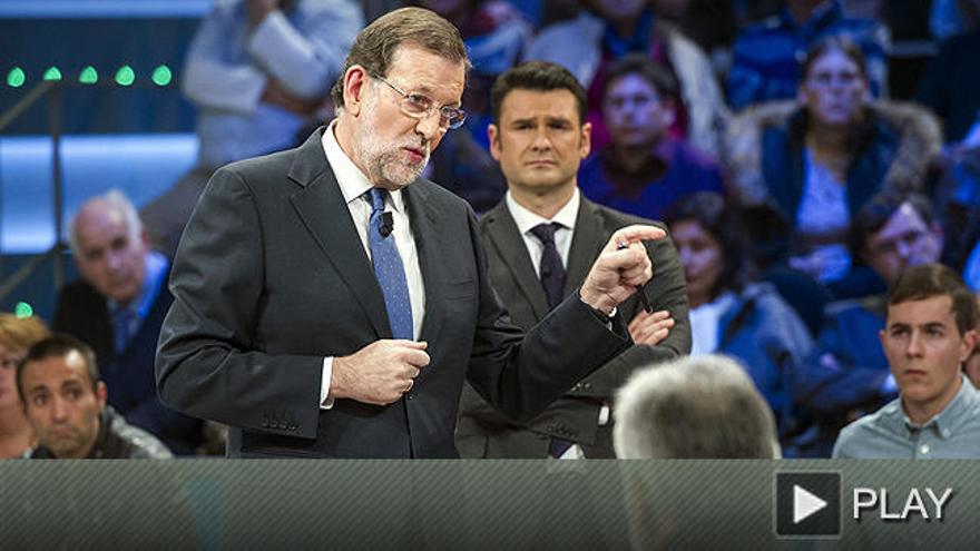Rajoy: &quot;Sería muy fuerte un pacto PSOE-C&#039;s-Podemos&quot;