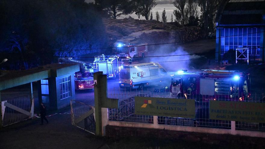 El herido grave en el incendio de Ponte Sampaio es concejal en Marín