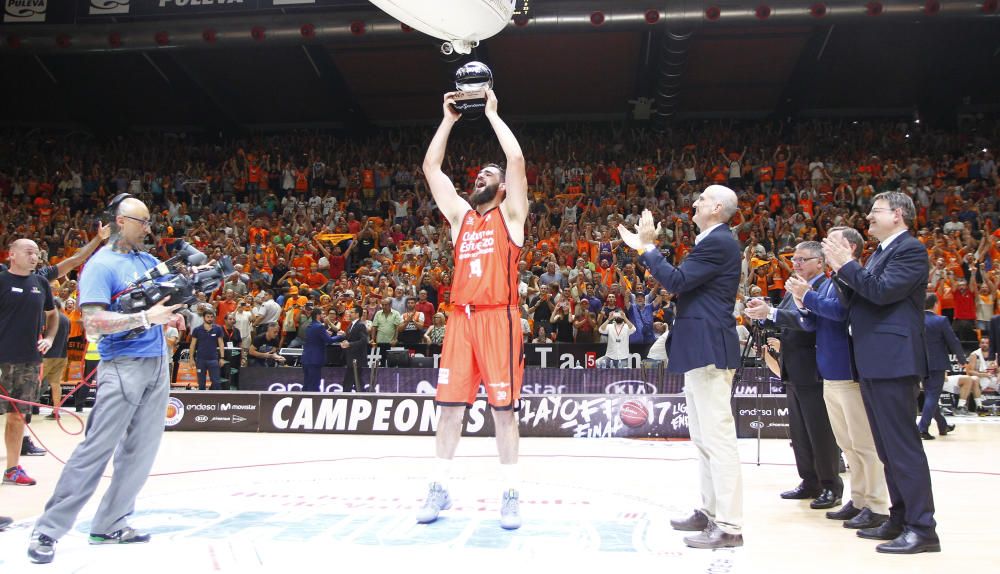 Así ha sido la celebración del Valencia Basket