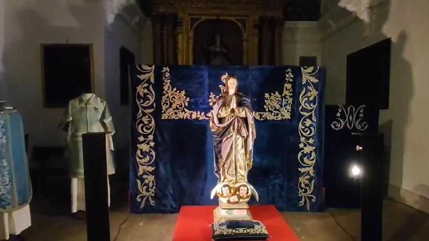 Nueva iniciativa en Patrimonio: El ajuar de la Inmaculada, expuesto en San Vicente