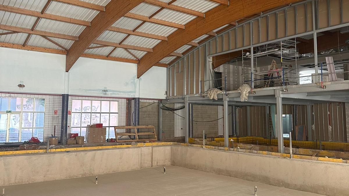 La remodelación de la piscina cubierta supone una inversión de 3 millones de euros.