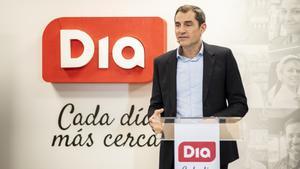 El CEO de Dia, Martín Tolcachir, en la presentación de la nueva estrategia de la distribuidora de alimentación