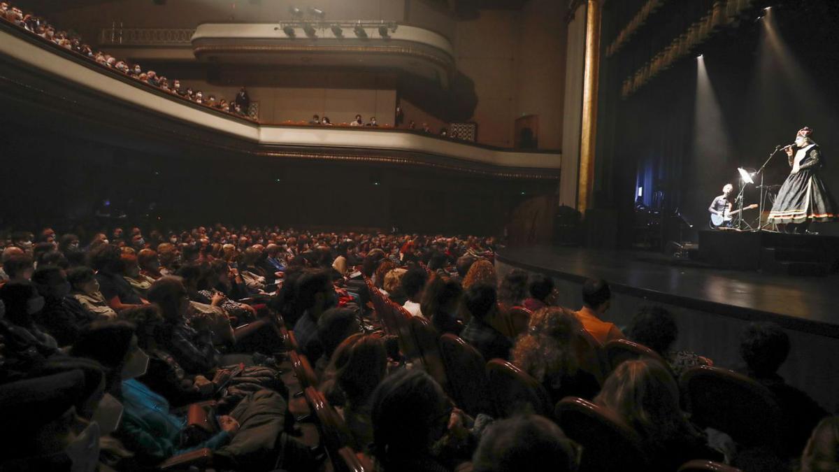 Rodrigo Cuevas, ayer, en el Filarmónica. | Luisma Murias