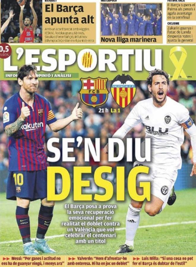 Las portadas de la prensa deportiva el 25 de mayo de 2019