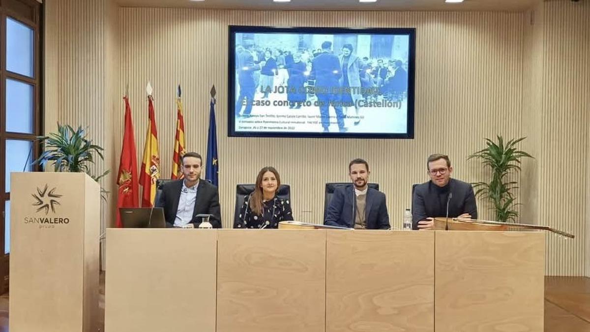 Las jornadas de Zaragoza incluyeron una ponencia sobre la jota de Jérica.