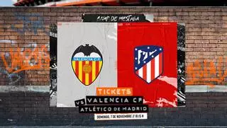 El Valencia dispara los precios para el partido ante el Atlético en Mestalla