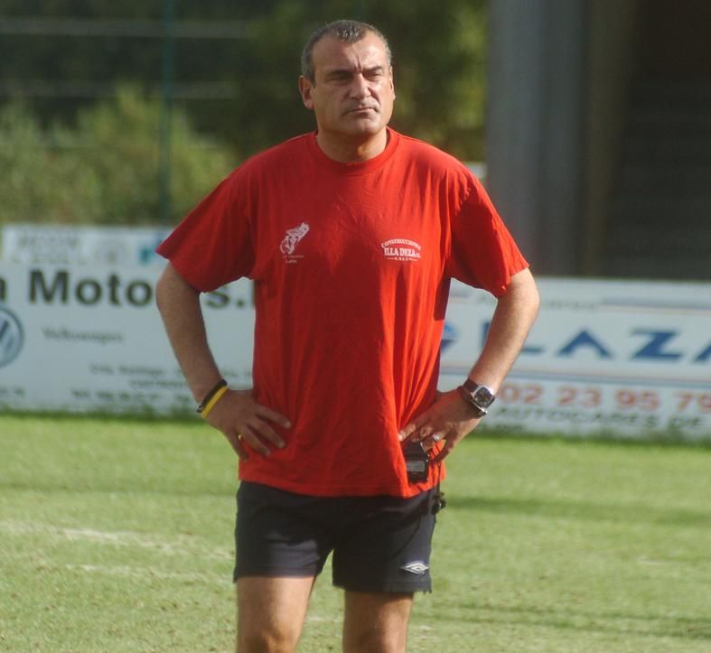 Acevedo, en un entrenamiento.