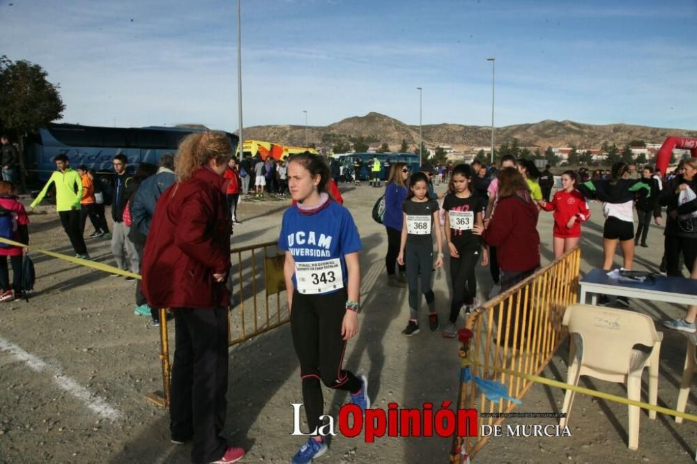 Final regional de campo a través infantil