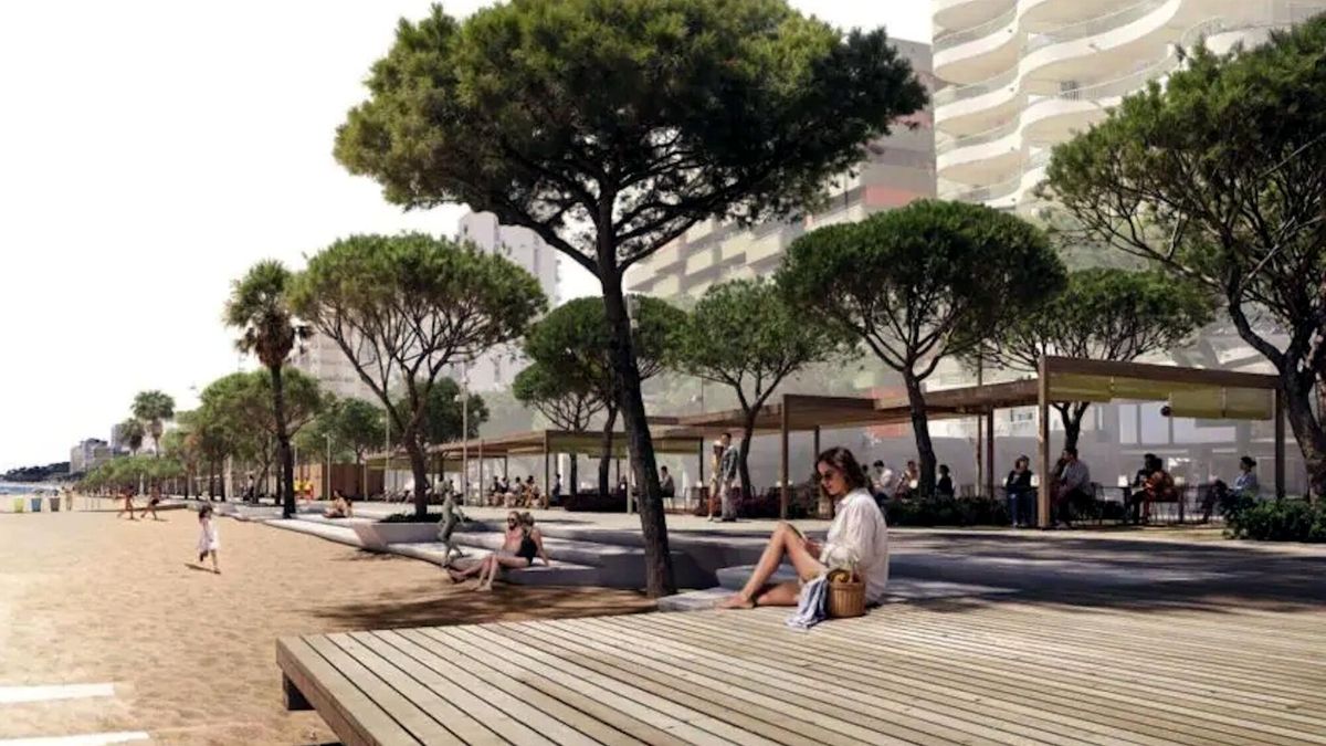 Així quedarà el passeig de Platja d'Aro després de la reforma