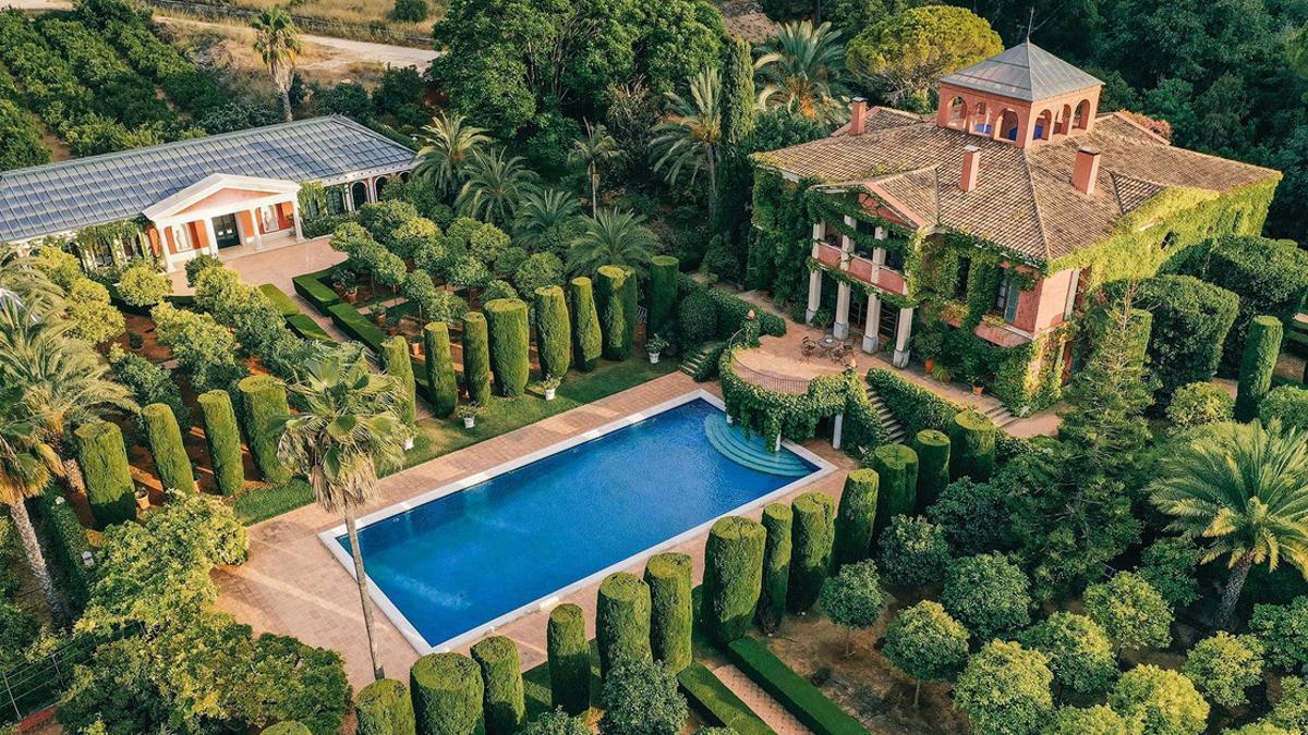 El jardín de l´Albarda en Pedreguer.