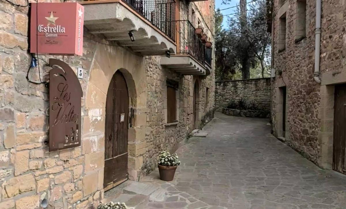 Entrada del restaurant Les Voltes de Talamanca