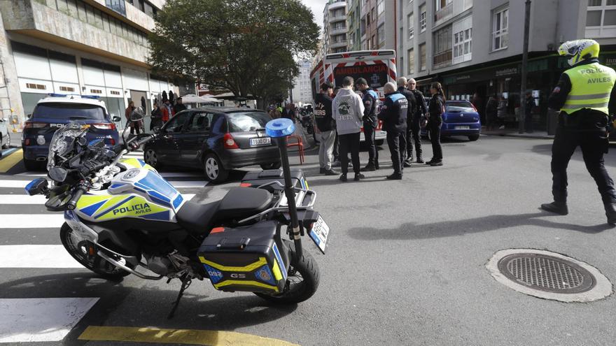 Trasladan al San Agustín a un peatón que sufrió un atropello en un paso de cebra de La Cámara